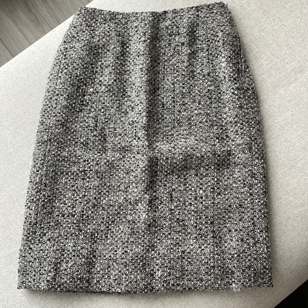 Vintage Chanel Tweed Pencil Skirt